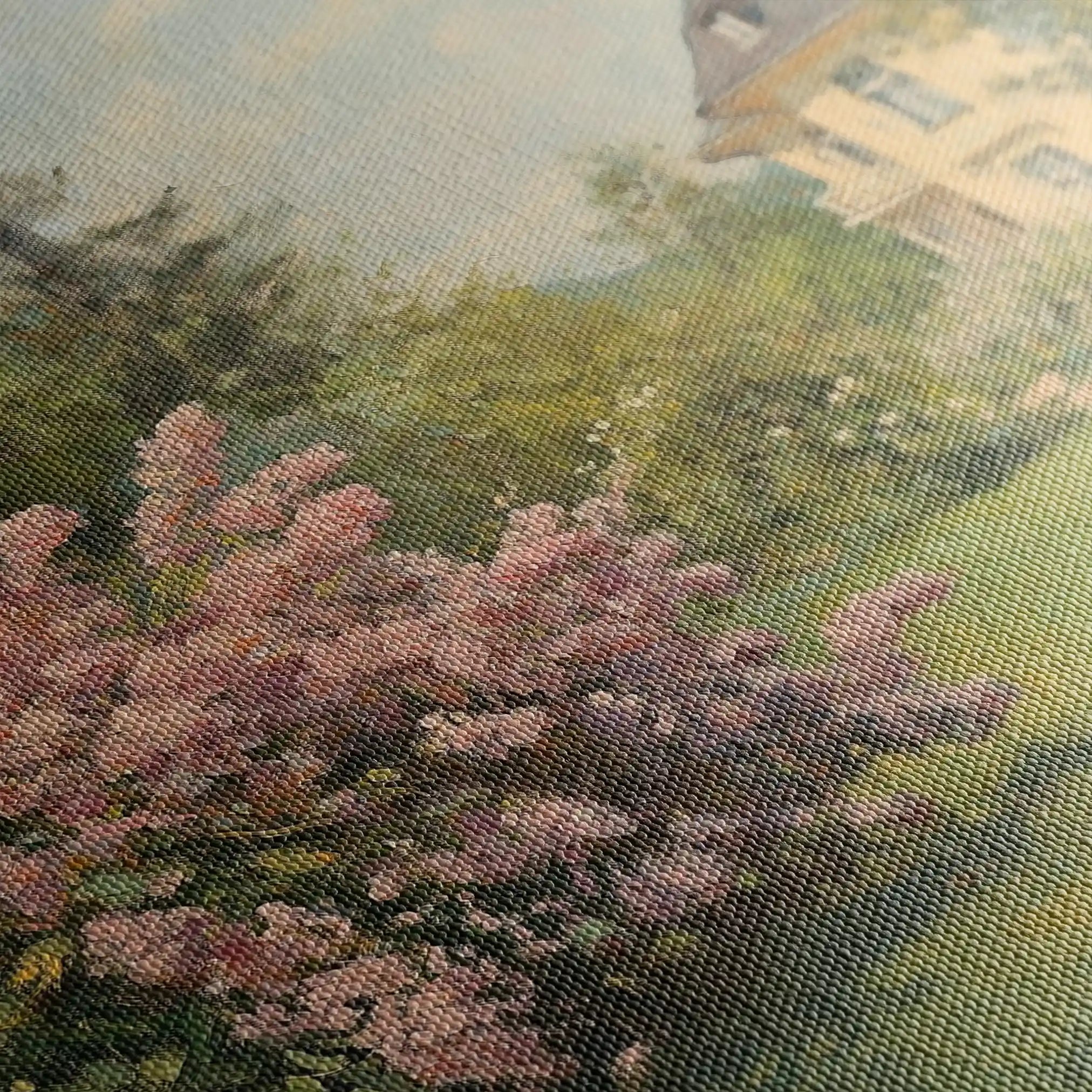 Landscape 495 Canvas Art 60 x 40 cm / Black