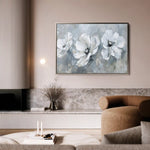 Floral 496 Canvas Art 60 x 40 cm / Black