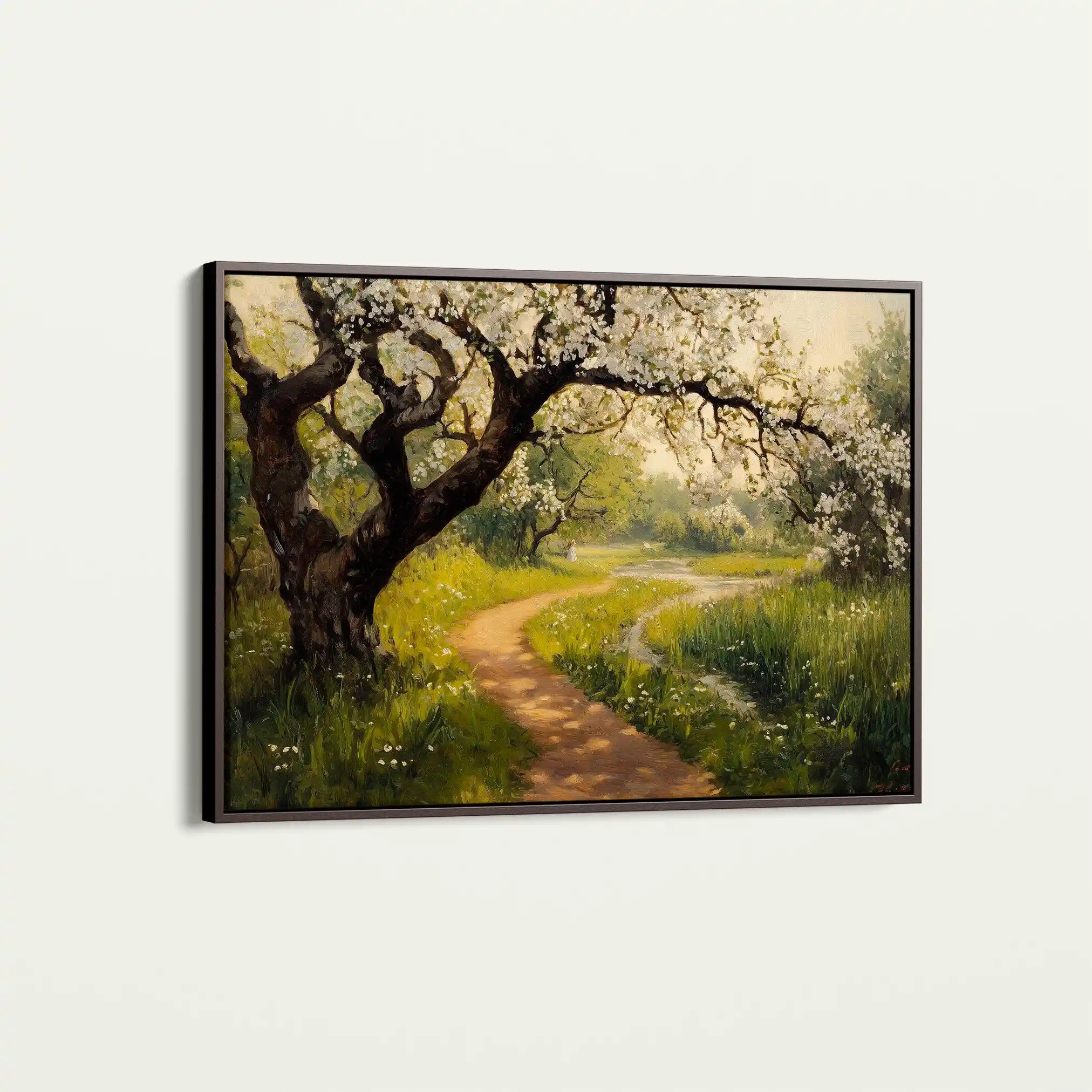 Landscape 496 Canvas Art 60 x 40 cm / Black