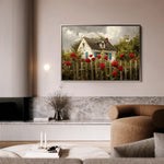 Landscape 497 Canvas Art 60 x 40 cm / Black