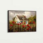 Landscape 497 Canvas Art 60 x 40 cm / Black