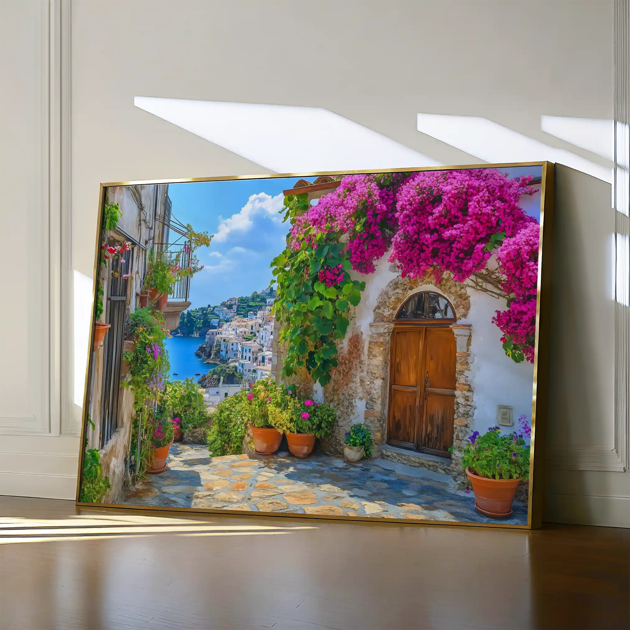 Landscape 502 Canvas Art 60 x 40 cm / Black