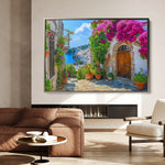 Landscape 502 Canvas Art 60 x 40 cm / Black