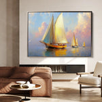 Landscape 503 Canvas Art 60 x 40 cm / Black