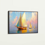 Landscape 503 Canvas Art 60 x 40 cm / Black