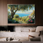 Landscape 504 Canvas Art 60 x 40 cm / Black