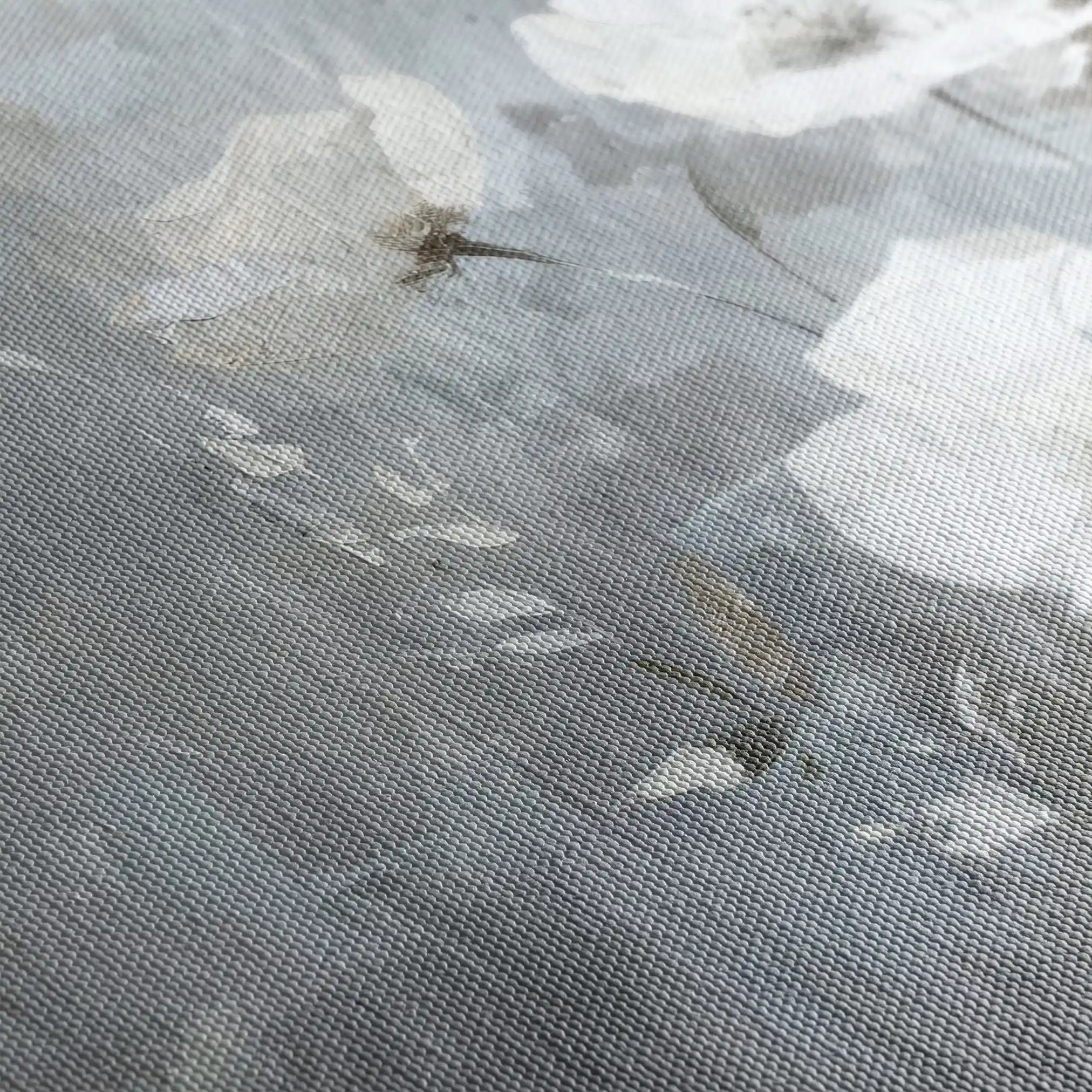 Floral 508 Canvas Art 60 x 40 cm / Black