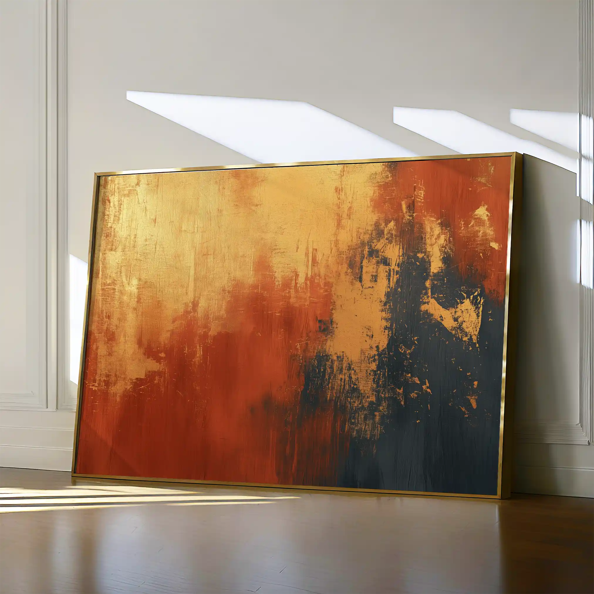 Abstract 513 Canvas Art 60 x 40 cm / Black