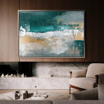 Abstract 515 Canvas Art 60 x 40 cm / Black