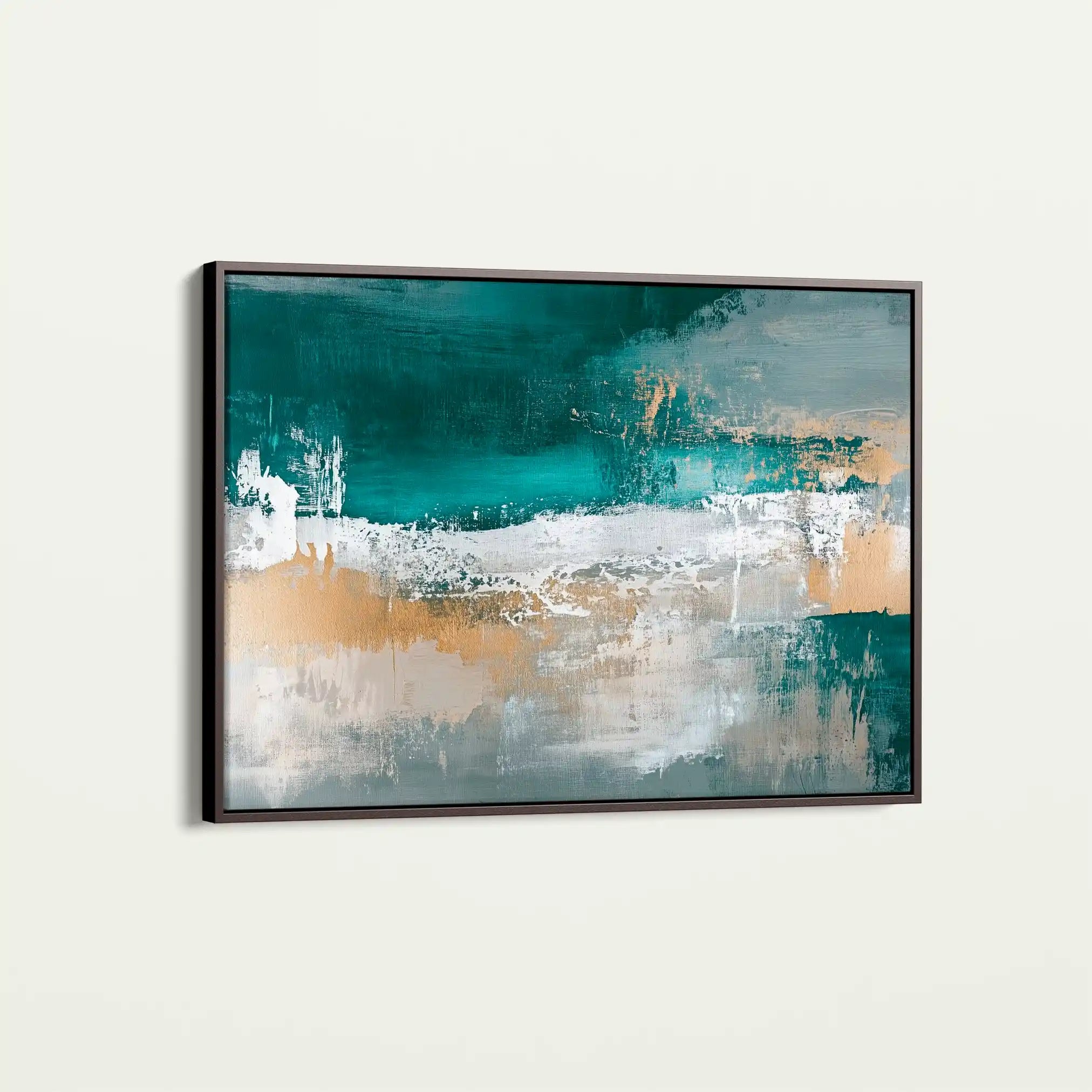 Abstract 515 Canvas Art 60 x 40 cm / Black