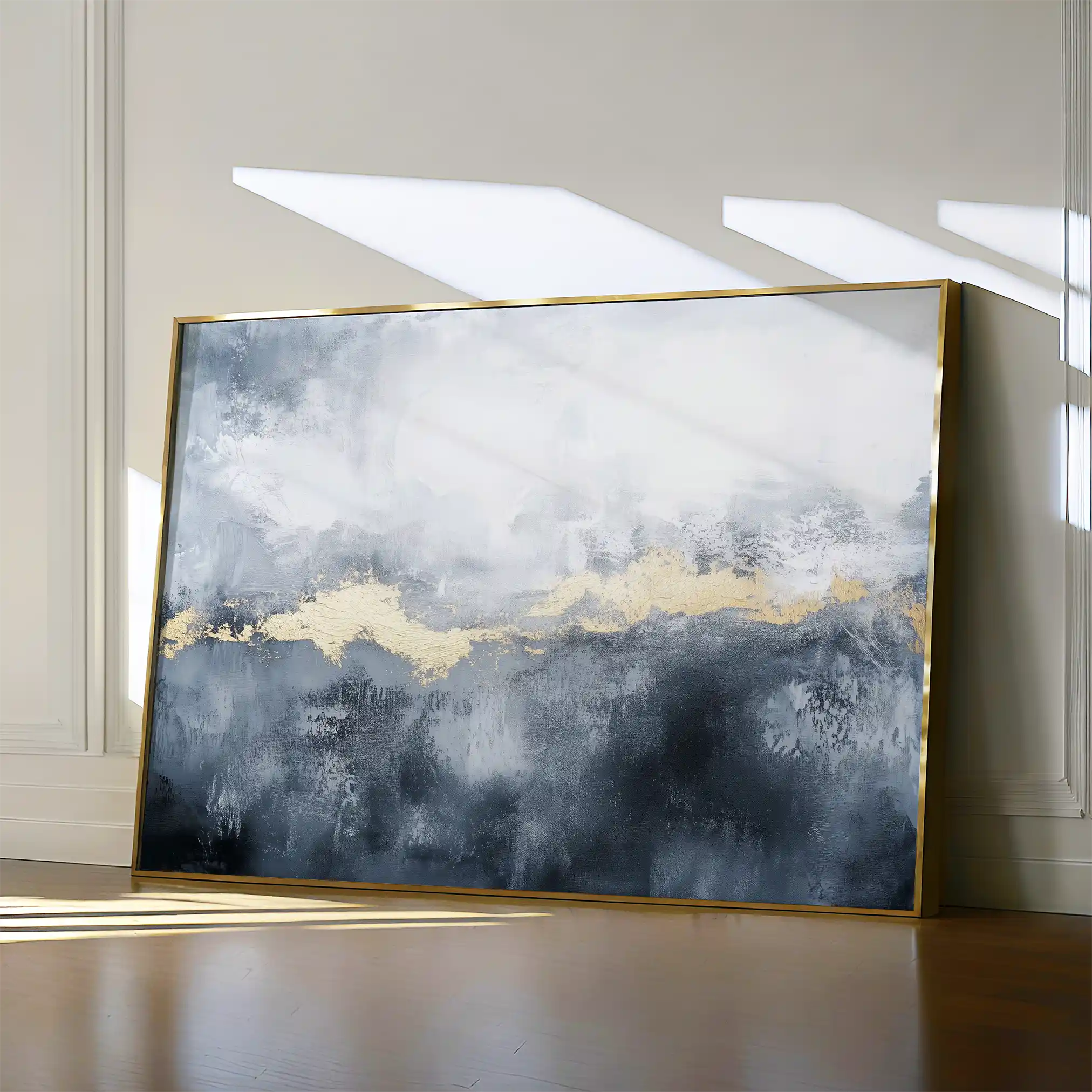 Abstract 516 Canvas Art 60 x 40 cm / Black