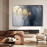 Abstract 518 Canvas Art 60 x 40 cm / Black