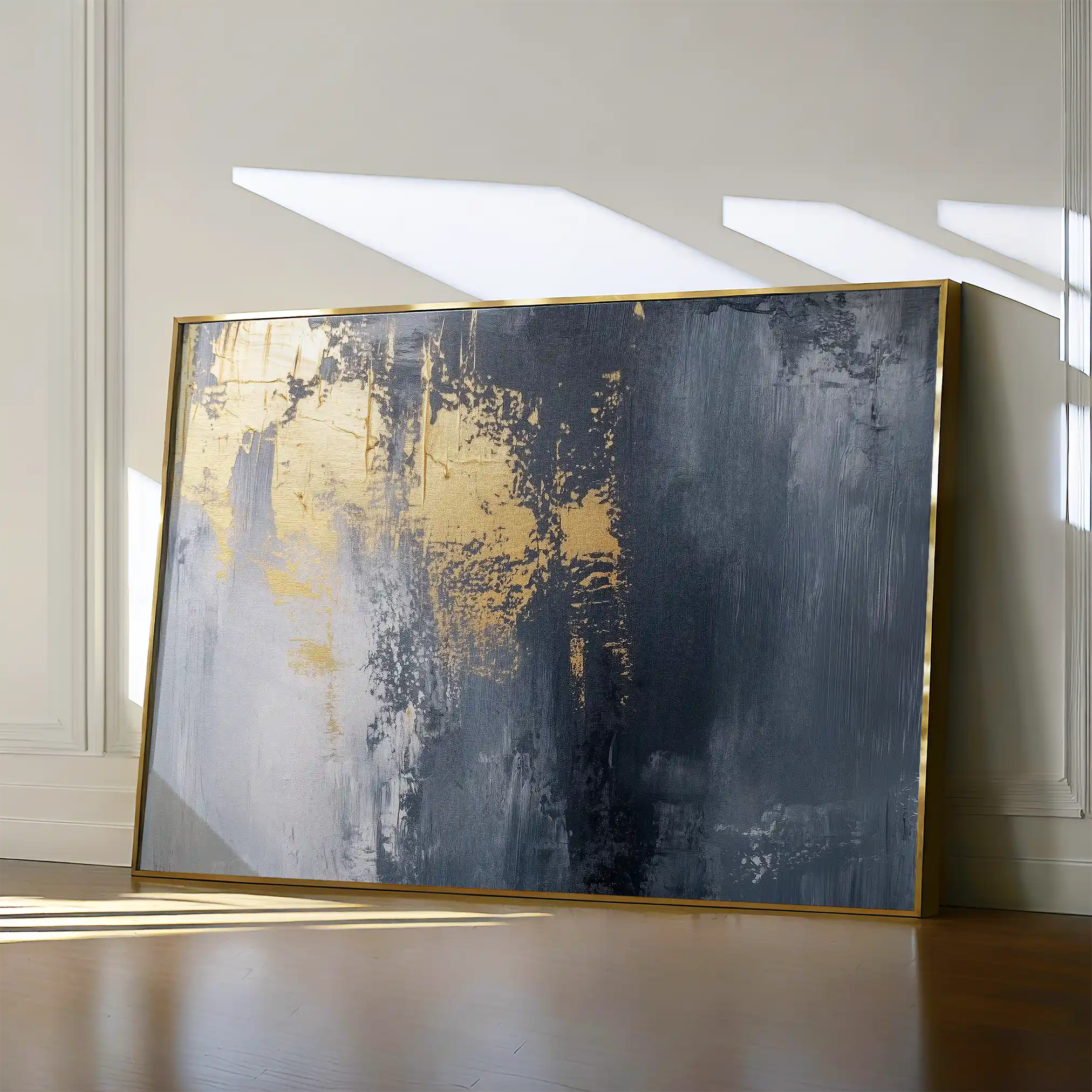 Abstract 518 Canvas Art 60 x 40 cm / Black