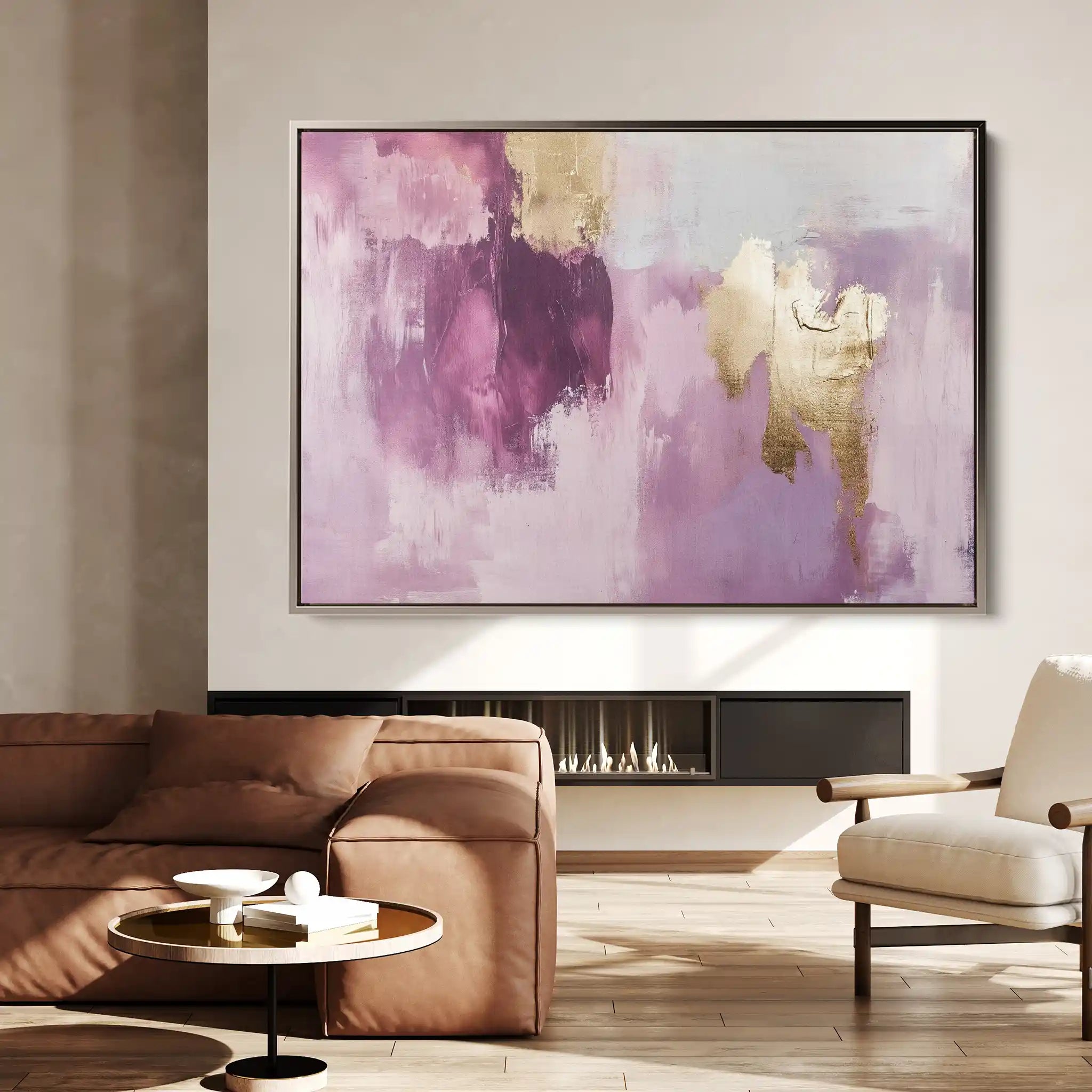 Abstract 521 Canvas Art 60 x 40 cm / Black