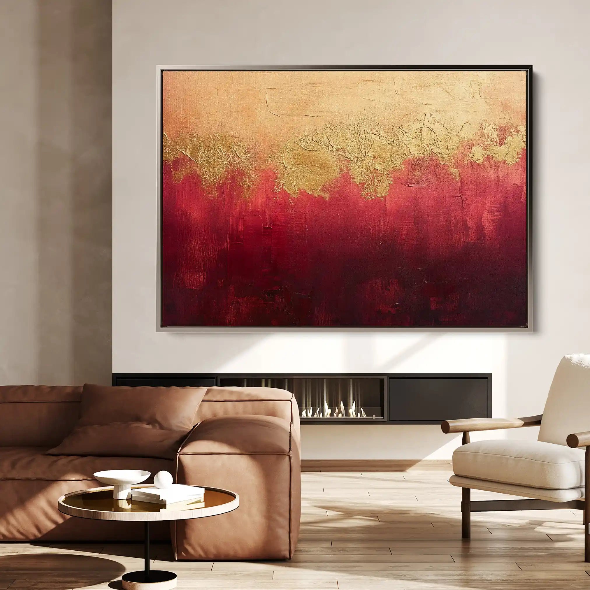 Abstract 522 Canvas Art 60 x 40 cm / Black