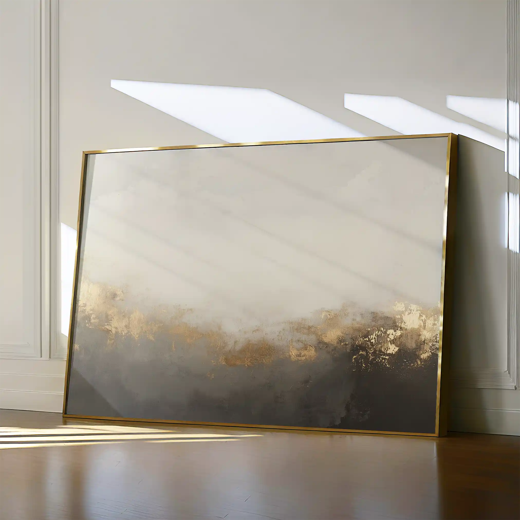 Abstract 523 Canvas Art 60 x 40 cm / Black