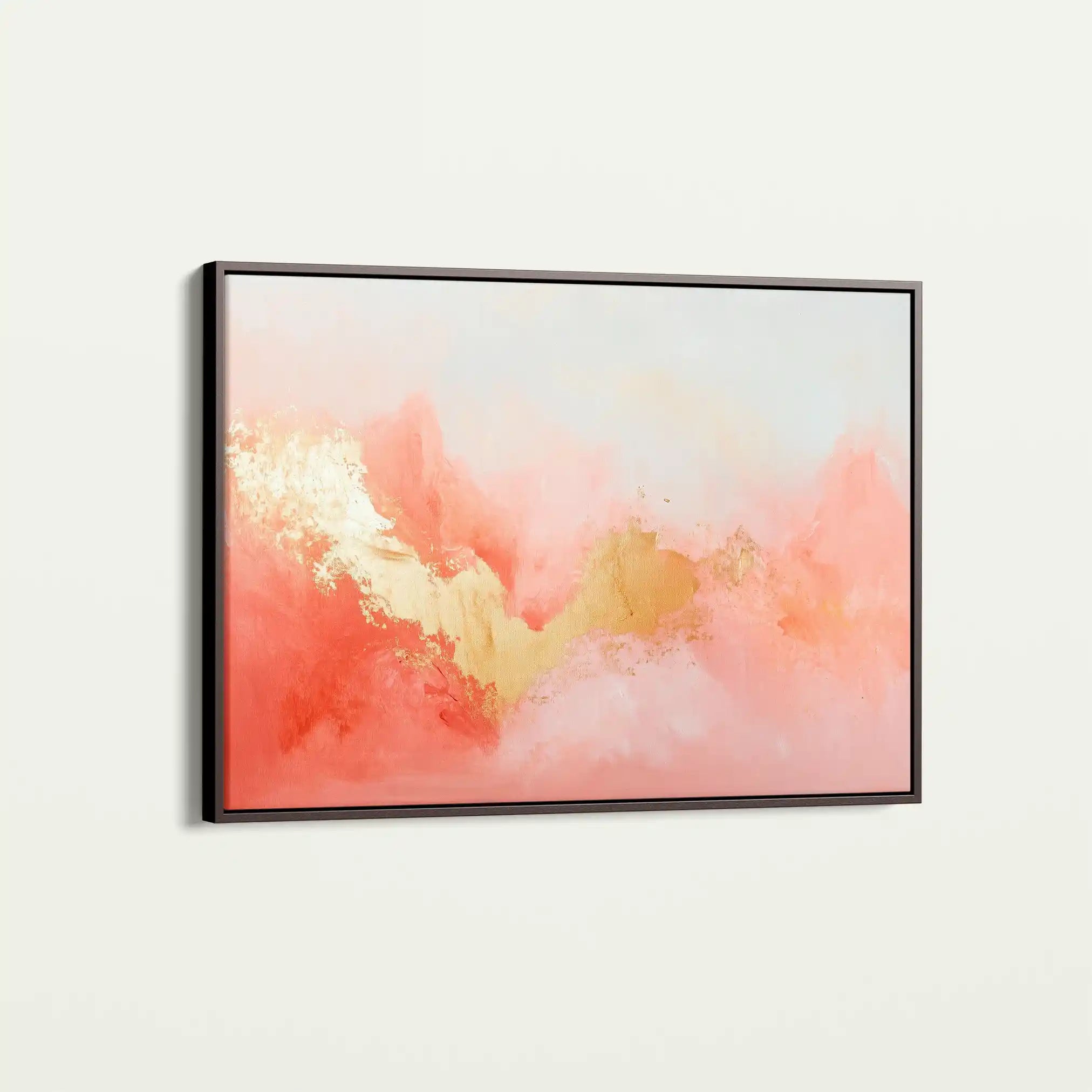 Abstract 525 Canvas Art 60 x 40 cm / Black