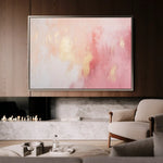 Abstract 526 Canvas Art 60 x 40 cm / Black