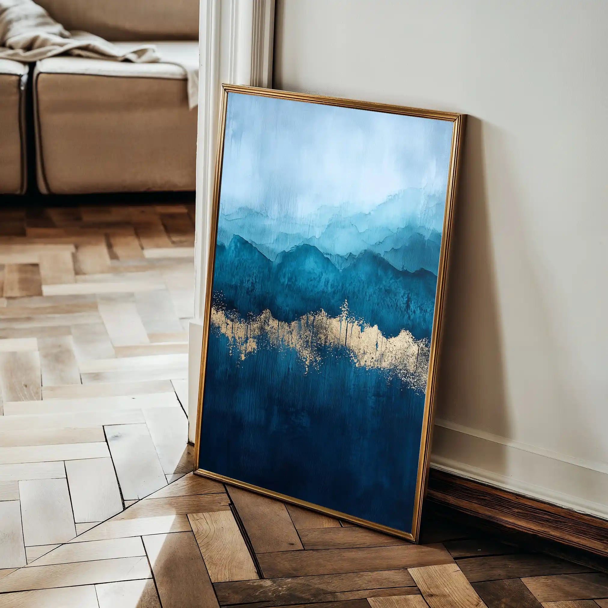 Abstract 530 Canvas Art 60 x 40 cm / Black