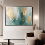 Abstract 534 Canvas Art 60 x 40 cm / Black