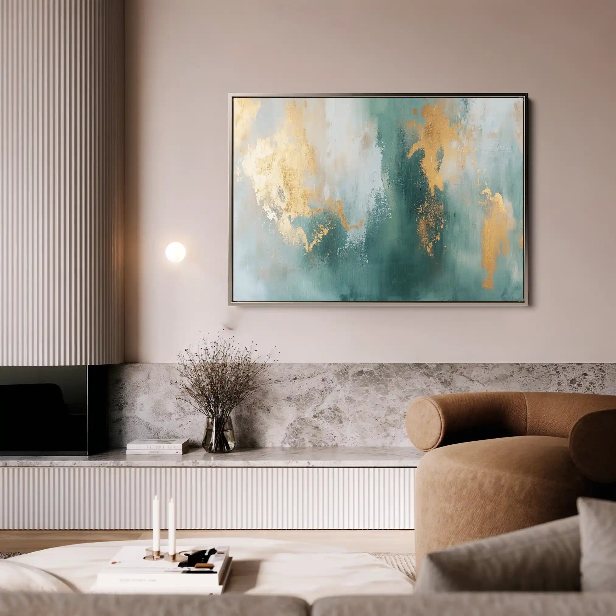 Abstract 534 Canvas Art 60 x 40 cm / Black