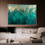 Abstract 536 Canvas Art 60 x 40 cm / Black