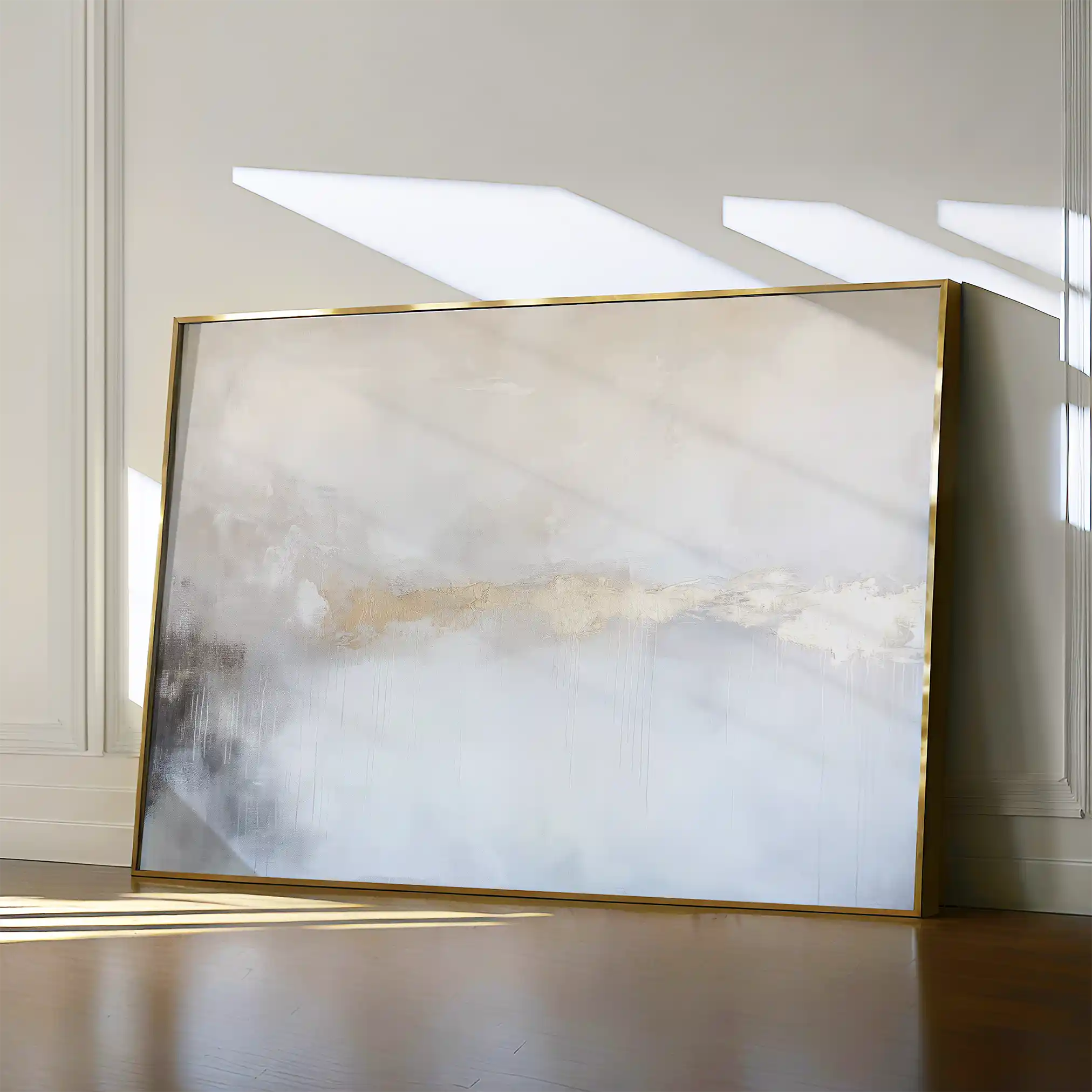 Abstract 537 Canvas Art 60 x 40 cm / Black