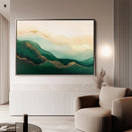 Abstract 540 Canvas Art 60 x 40 cm / Black