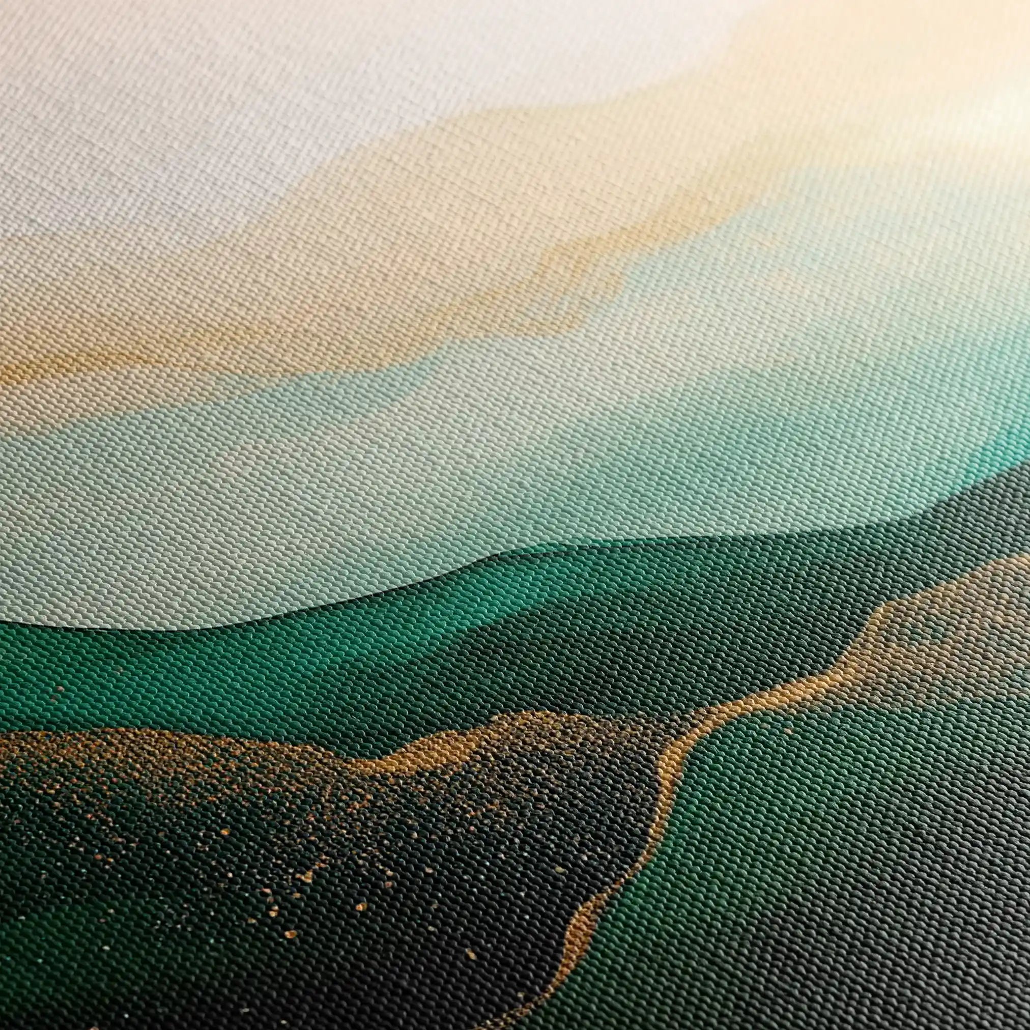 Abstract 540 Canvas Art 60 x 40 cm / Black