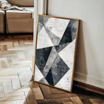 Abstract 541 Canvas Art 60 x 40 cm / Black
