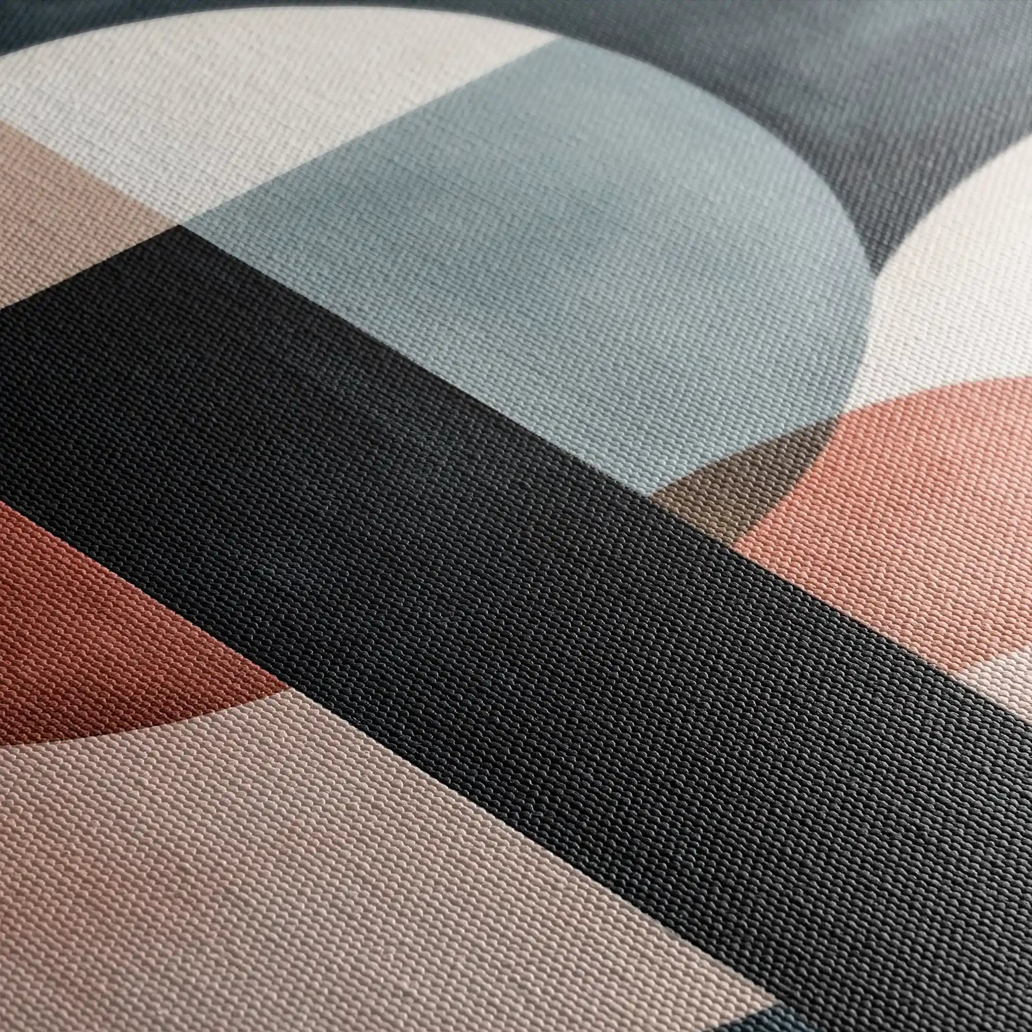 Abstract 544 Canvas Art 60 x 40 cm / Black