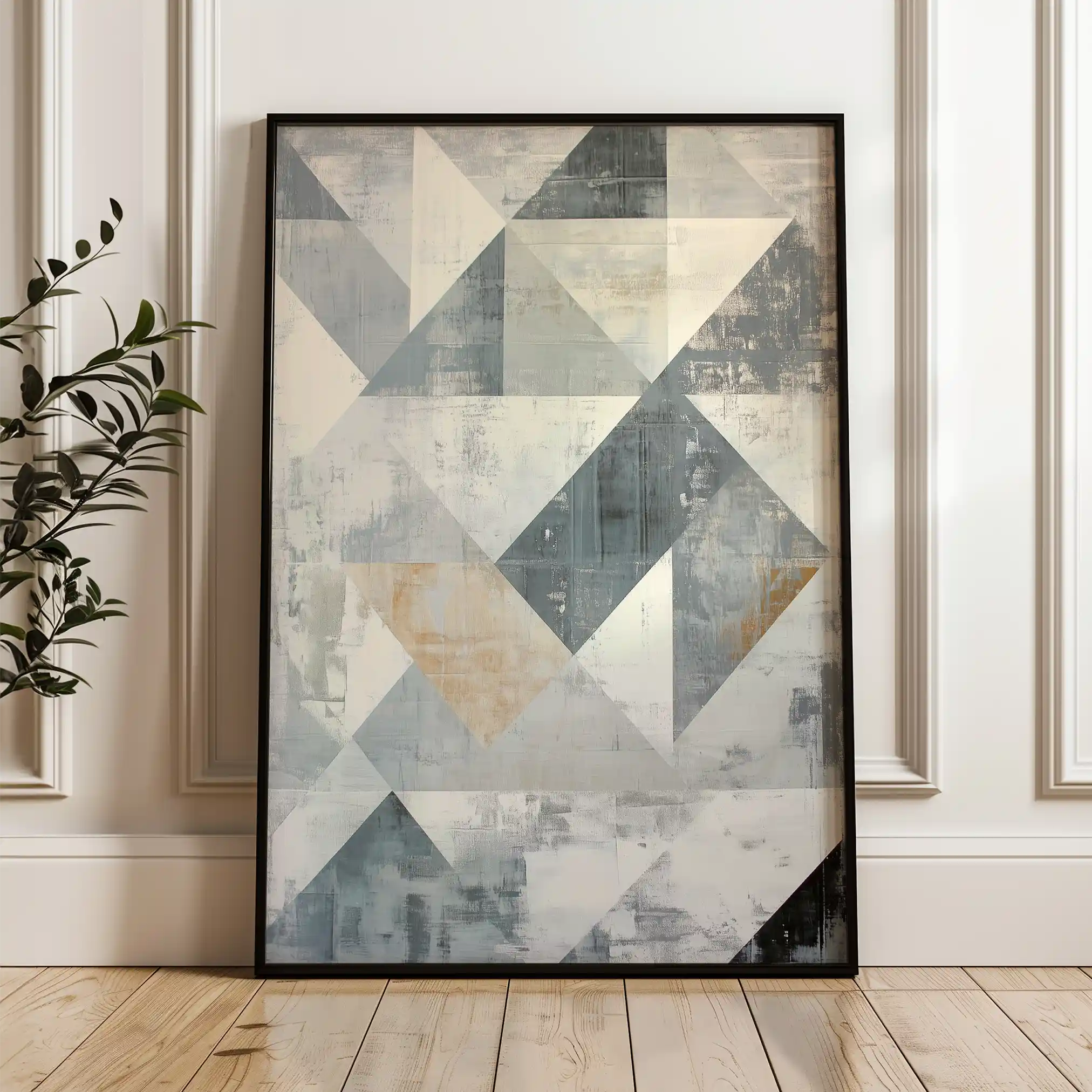 Abstract 545 Canvas Art 60 x 40 cm / Black