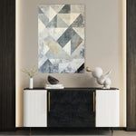 Abstract 545 Canvas Art 60 x 40 cm / Black