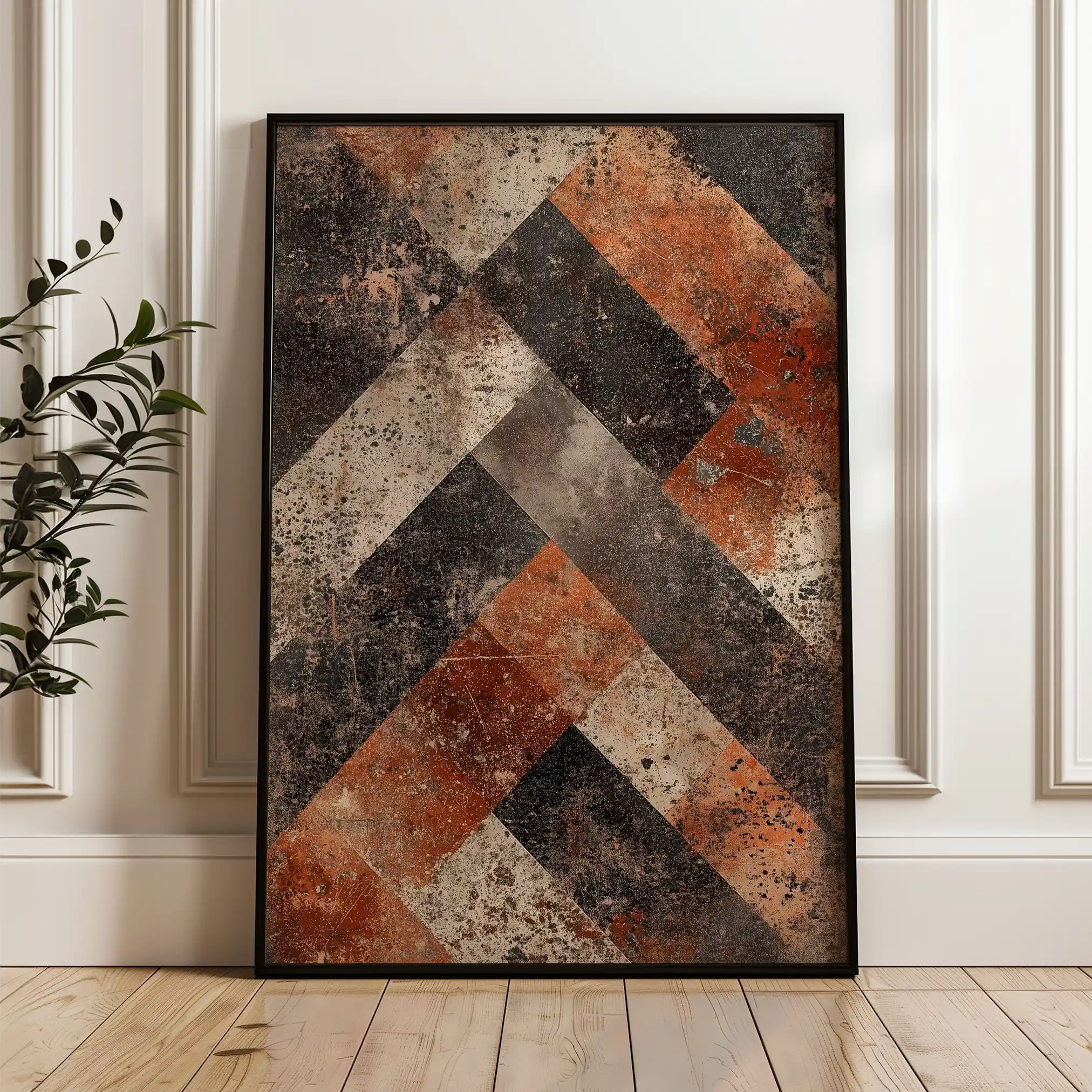 Abstract 550 Canvas Art 60 x 40 cm / Black