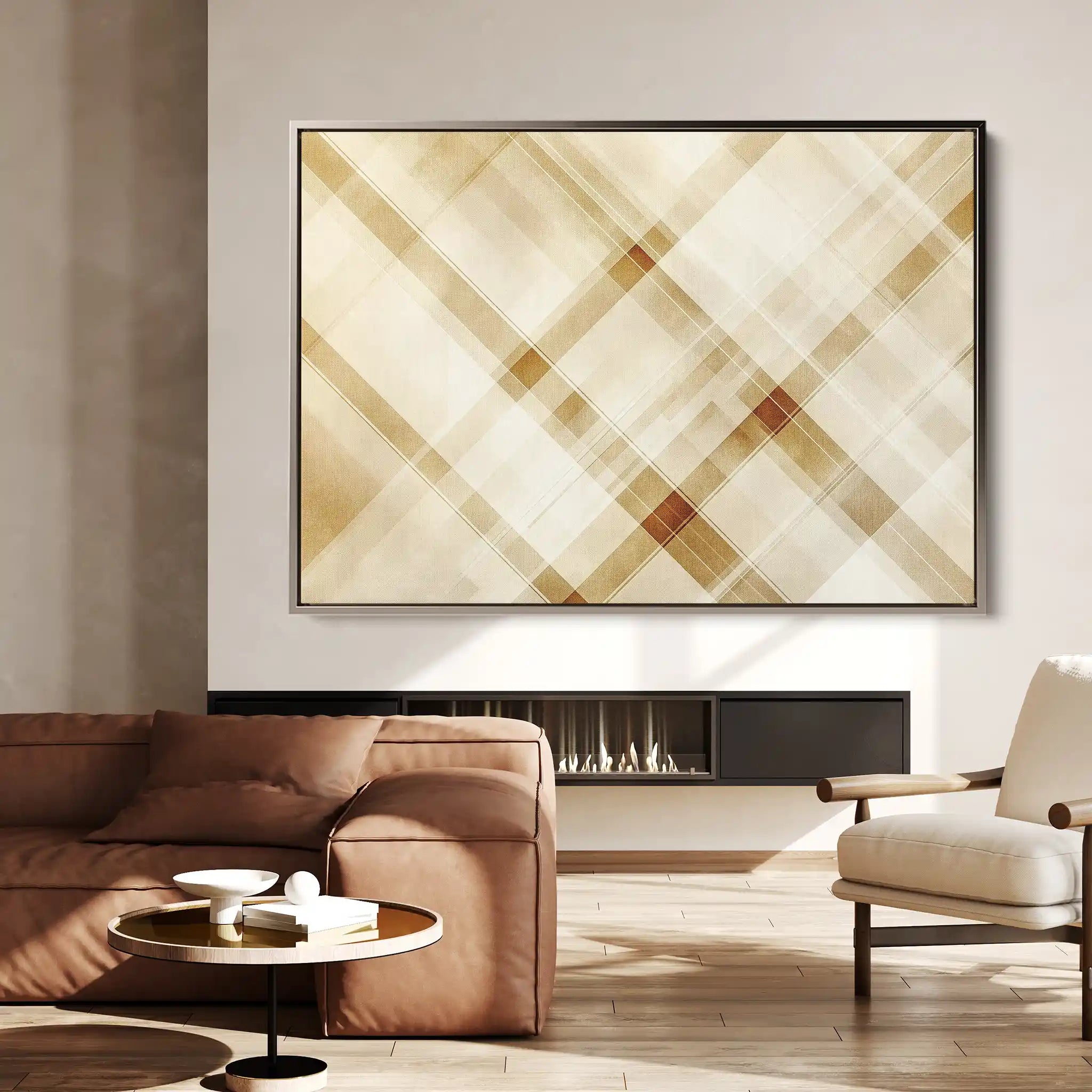 Abstract 552 Canvas Art 60 x 40 cm / Black