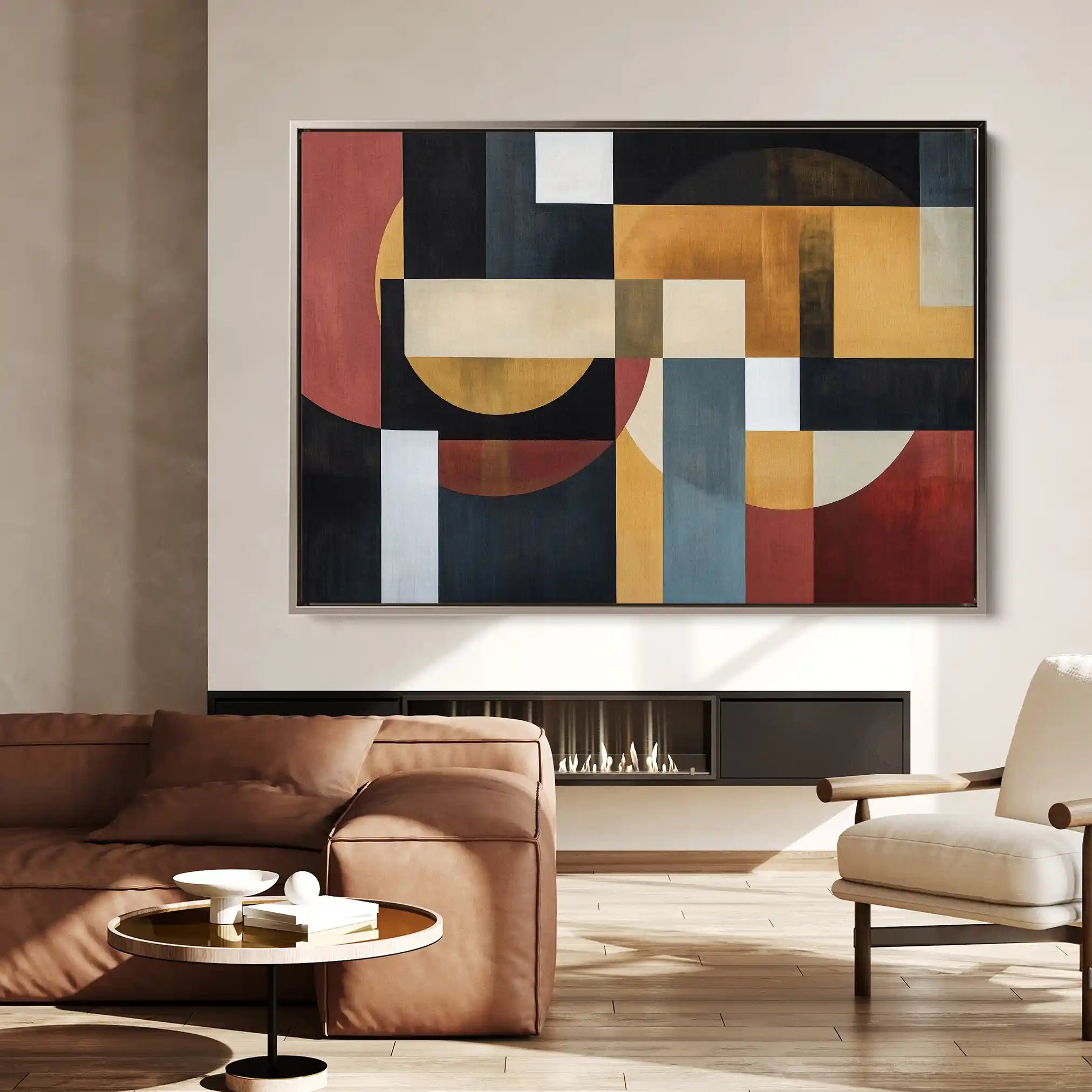 Abstract 553 Canvas Art 60 x 40 cm / Black
