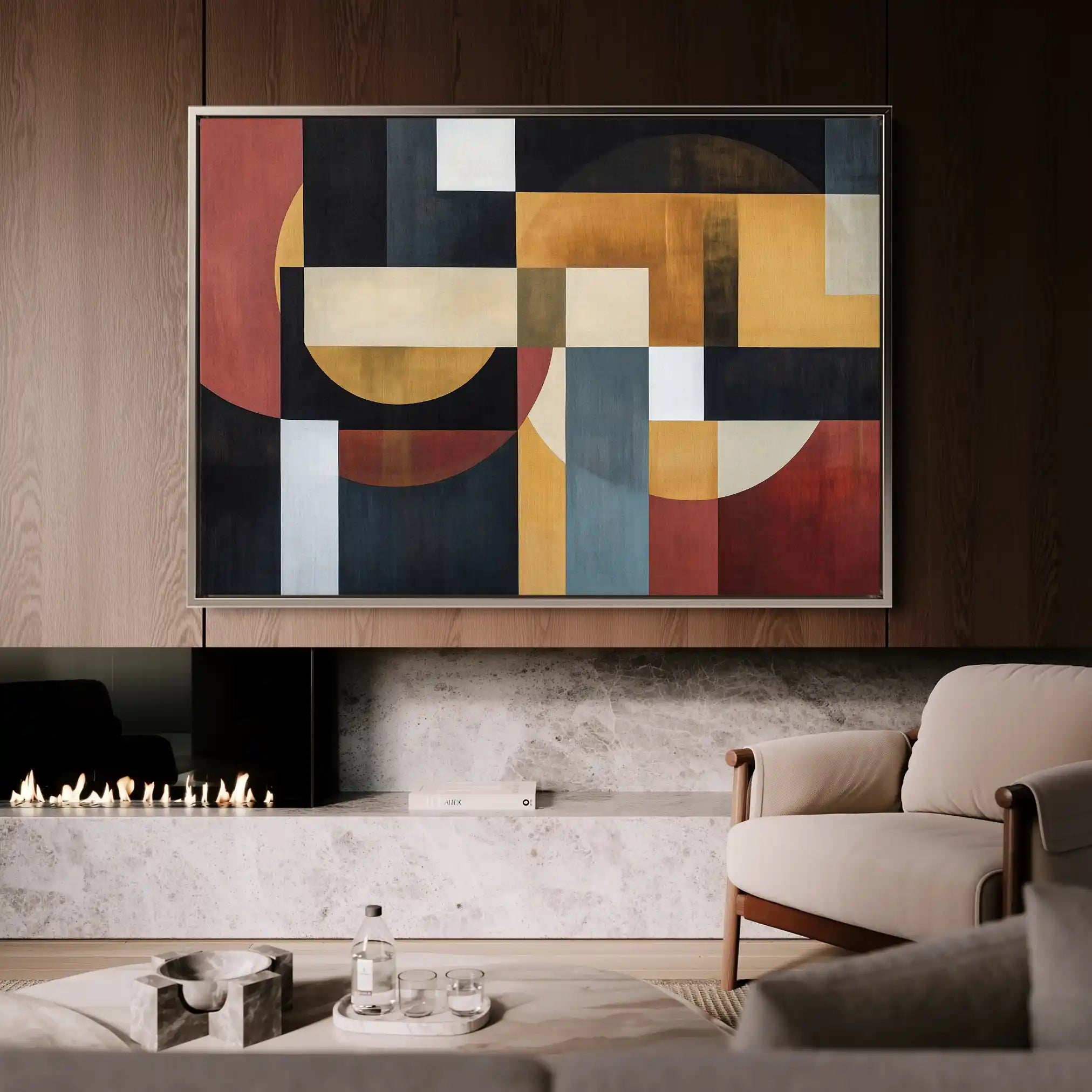 Abstract 553 Canvas Art 60 x 40 cm / Black