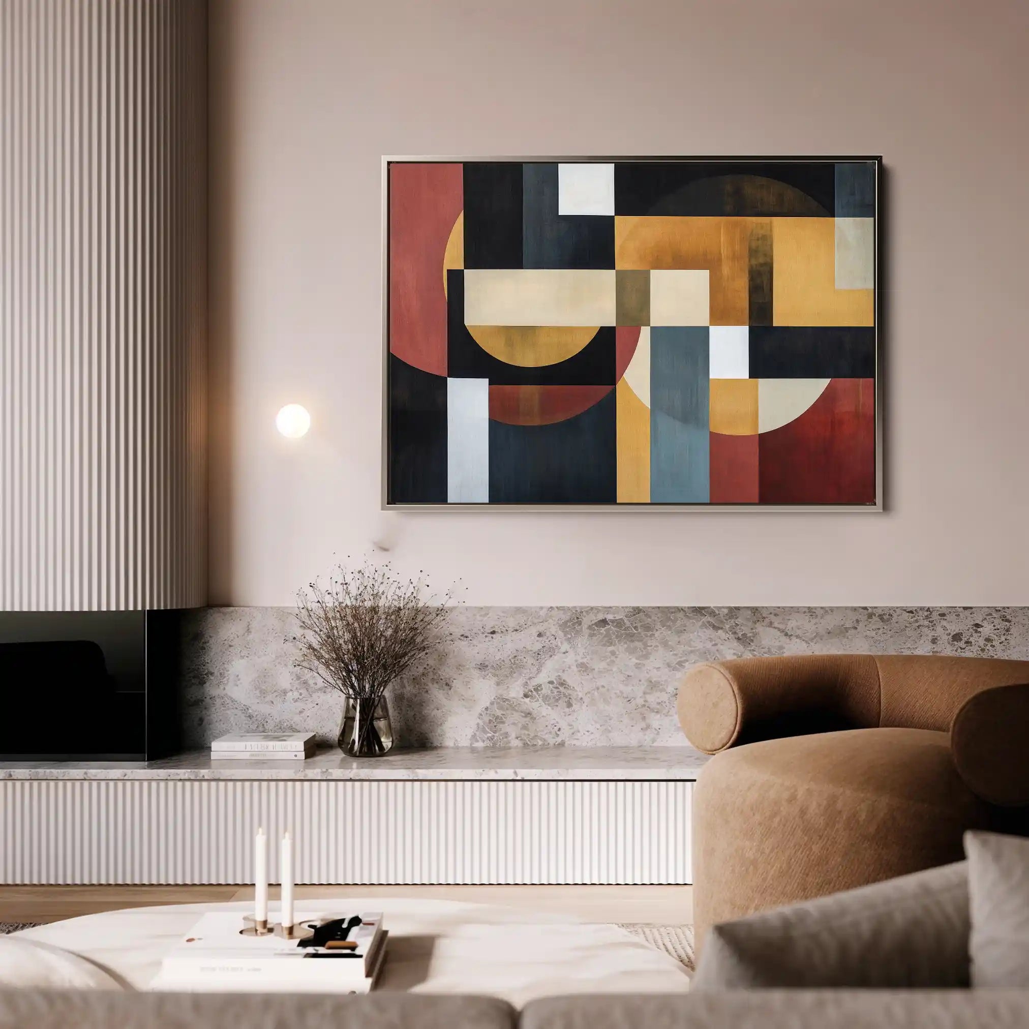 Abstract 553 Canvas Art 60 x 40 cm / Black