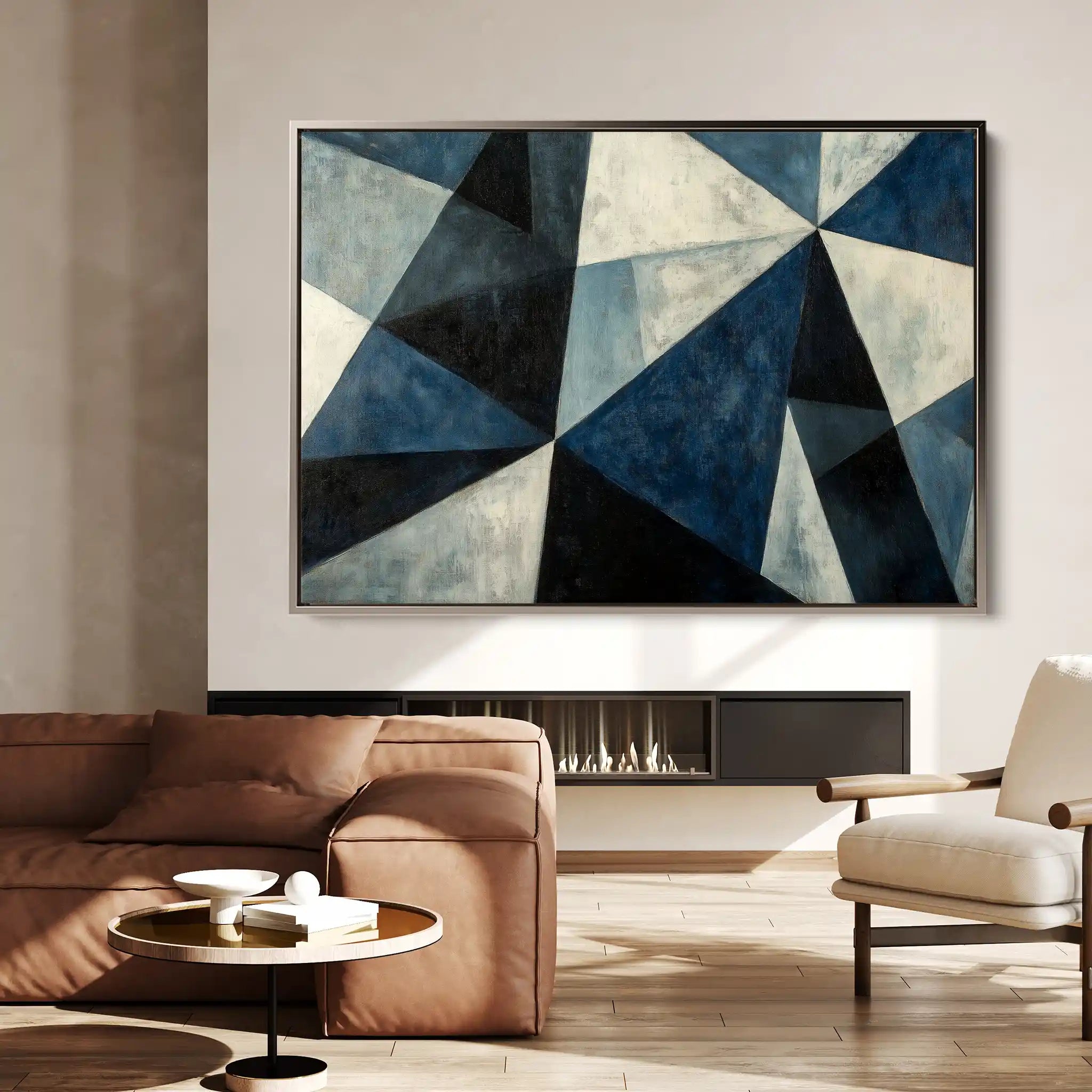 Abstract 556 Canvas Art 60 x 40 cm / Black