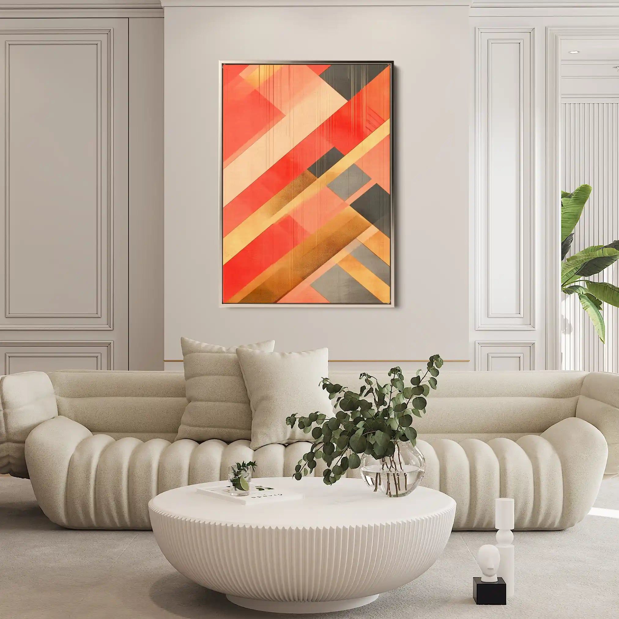 Abstract 562 Canvas Art 60 x 40 cm / Black