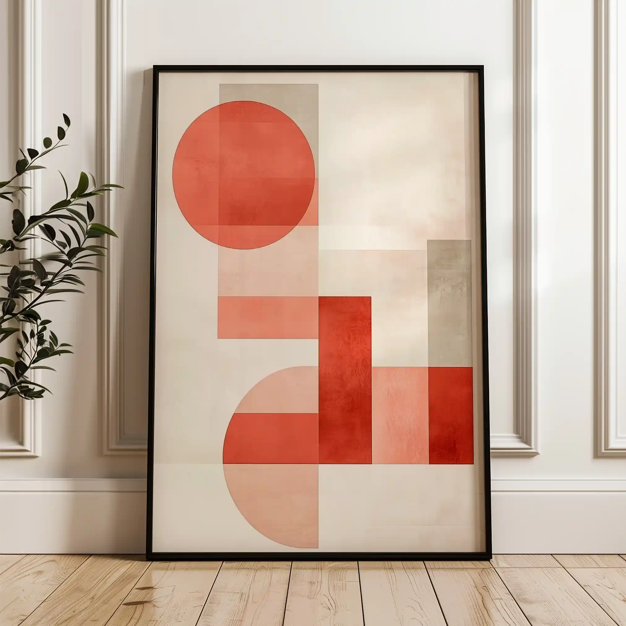 Abstract 563 Canvas Art 60 x 40 cm / Black