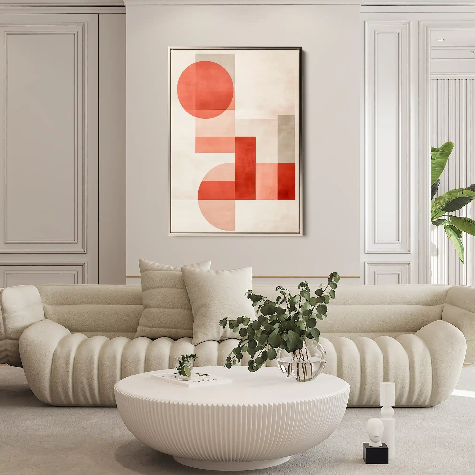 Abstract 563 Canvas Art 60 x 40 cm / Black