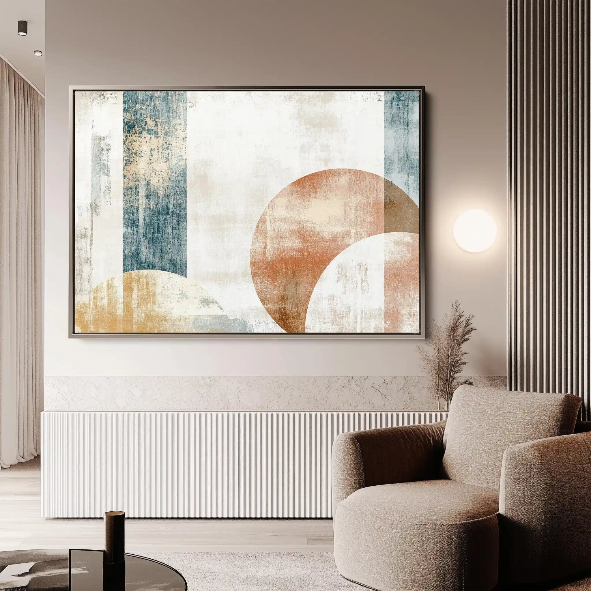 Abstract 569 Canvas Art 60 x 40 cm / Black