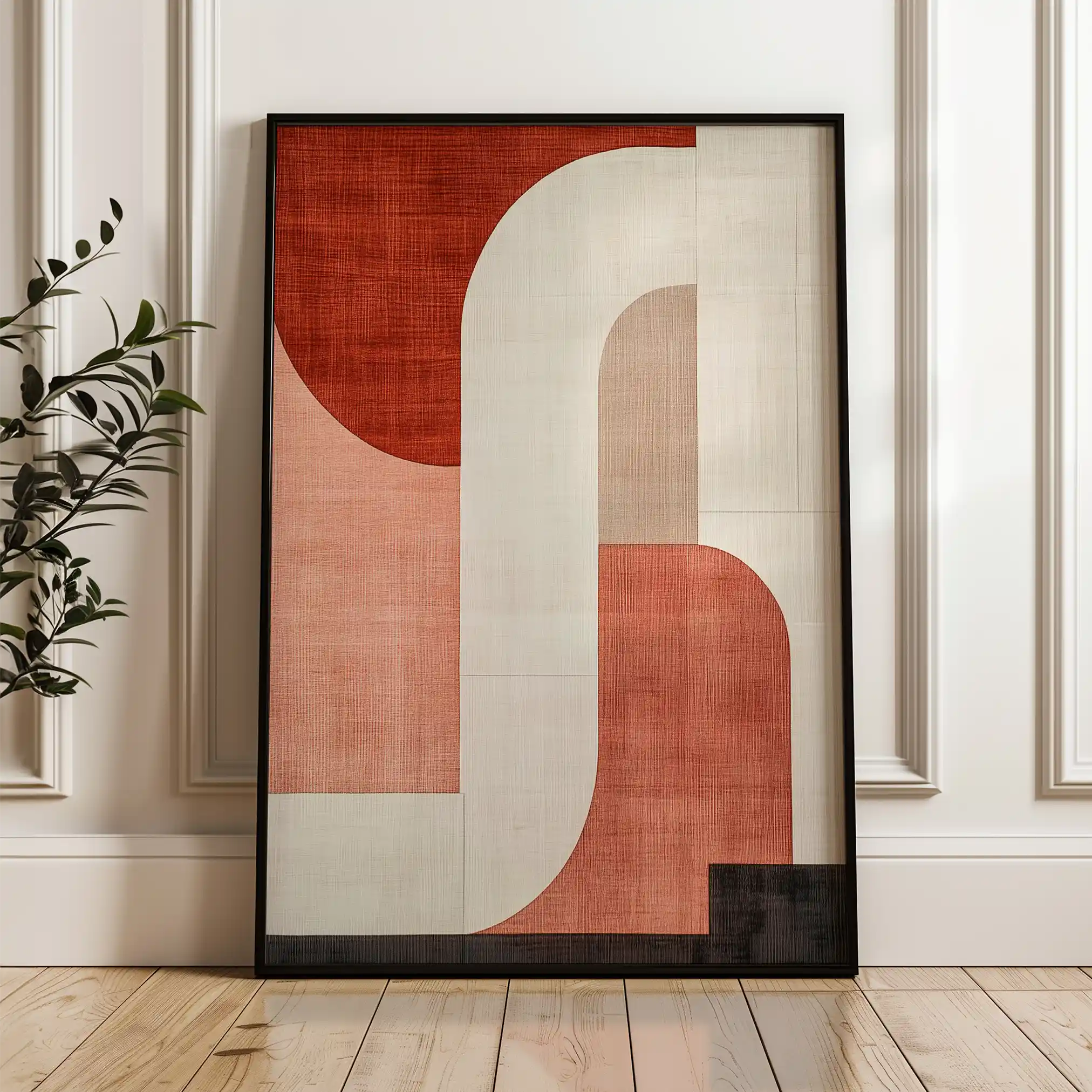 Abstract 570 Canvas Art 60 x 40 cm / Black