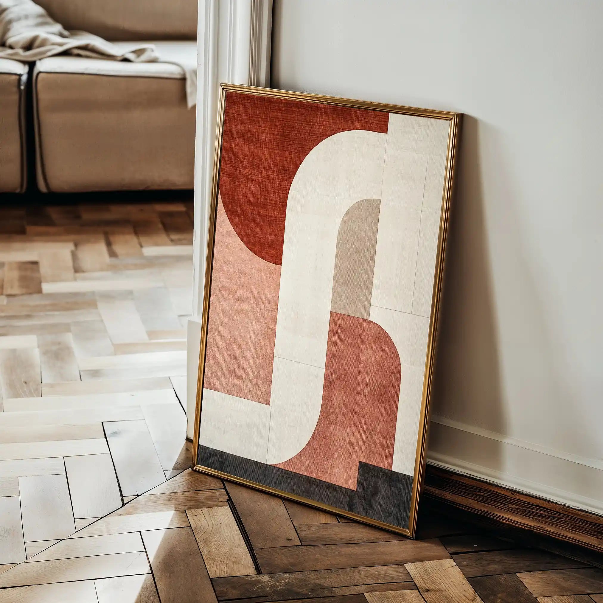 Abstract 570 Canvas Art 60 x 40 cm / Black