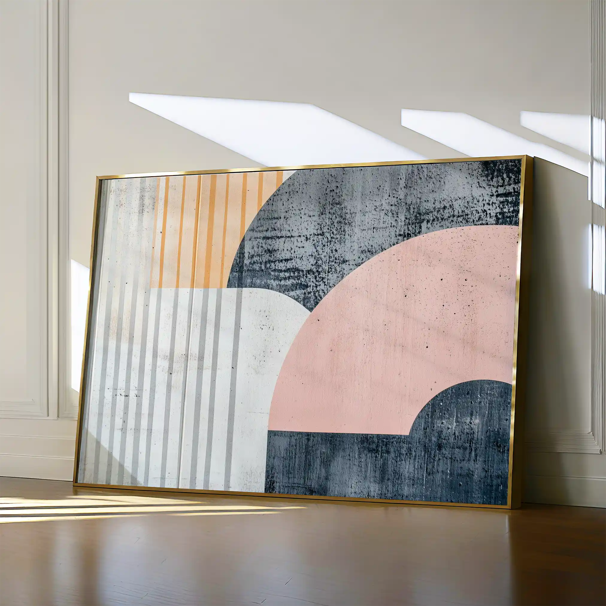 Abstract 572 Canvas Art 60 x 40 cm / Black