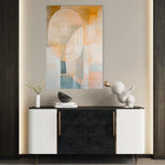 Abstract 574 Canvas Art 60 x 40 cm / Black