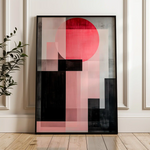 Abstract 576 Canvas Art 60 x 40 cm / Black