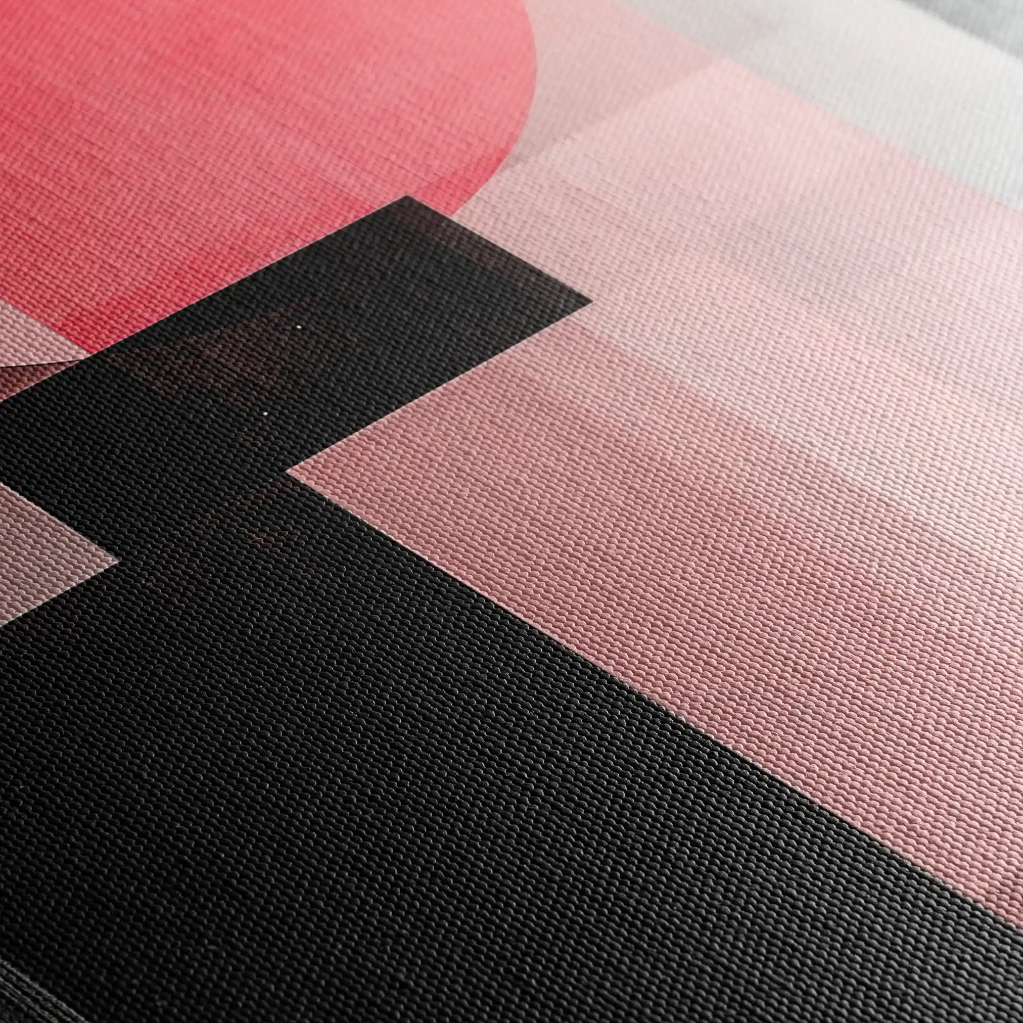 Abstract 576 Canvas Art 60 x 40 cm / Black