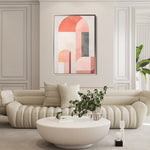 Abstract 579 Canvas Art 60 x 40 cm / Black